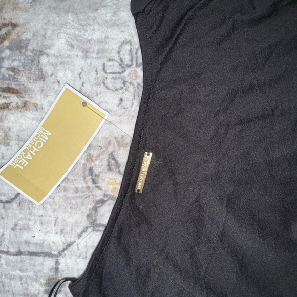Michael Kors Black Top with Gold Accent - Picture 4 of 4